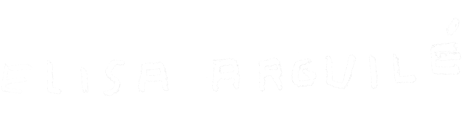 Logo manuscrito de Elisa Arguilé